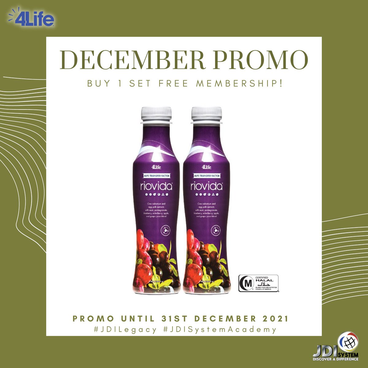 ShopTransfer's tweet photo. PROMOSI FREE MEMBERSHIP DENGAN BELIAN MINIMA 1 TF PLUS ADVANCE @ PRODUK BERNILAI 50LP DILANJUTKAN SEHINGGA 31HB DISEMBER 2021!

Ambil peluang ini yang memberi penjimatan RM 80 ! Banyak kelebihan² sebagai ahli / affiliate 4Life https://t.co/OKGL8qCJUG