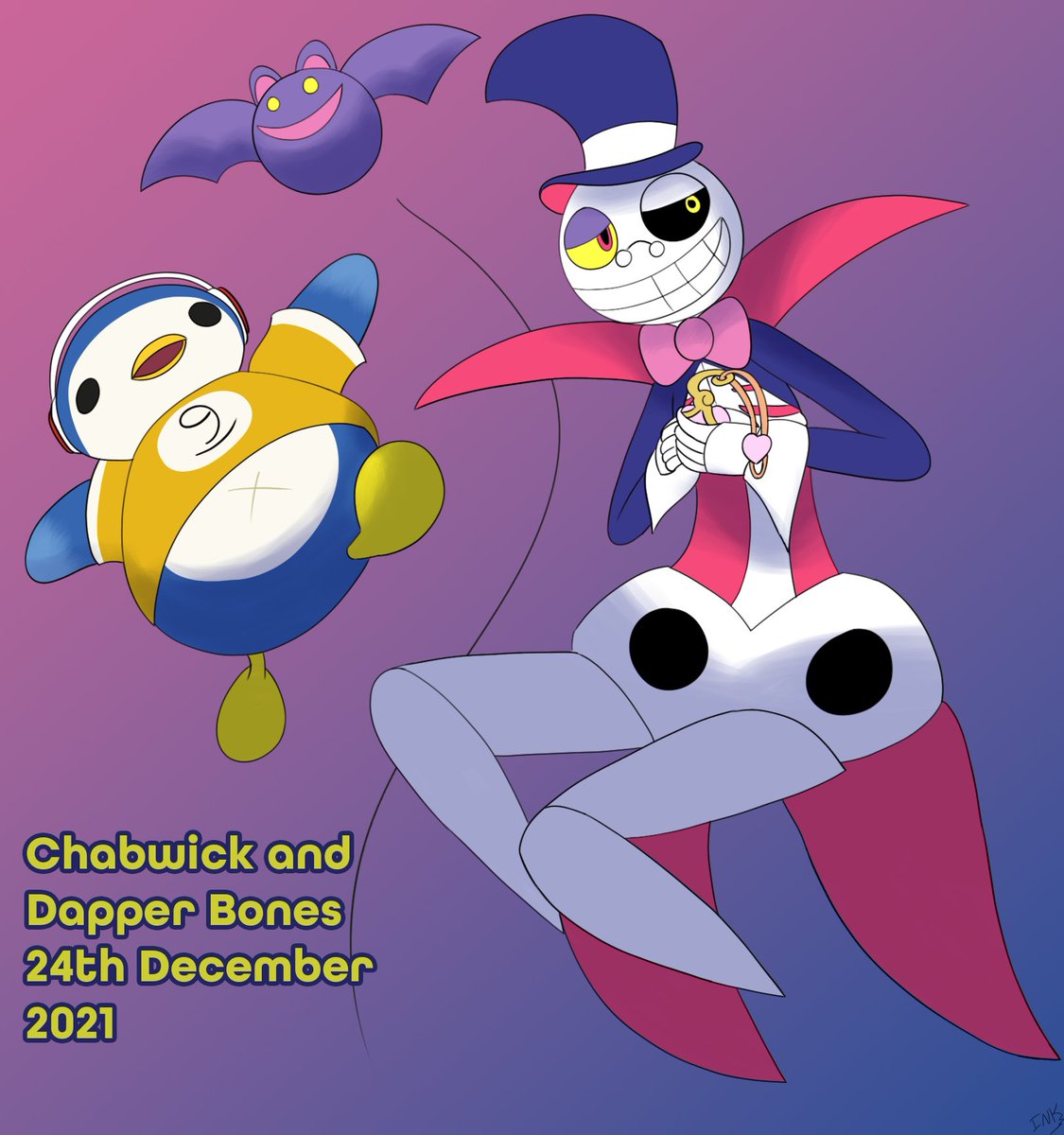 ink_lightning's tweet photo. I made this for Dapper Bones' birthday, and Chabwick came to my island yesterday, so I made a double tribute for them today! #ACNH  #どうぶつの森 #chabwick #のぶお #AnimalCrossingNewHorizons #あつまれどうぶつの森 #PuyoPuyo #ぷよぷよ #dapperbones #おしゃれコウベ #puyopuyotetris2 https://t.co/XOj22fBU8B