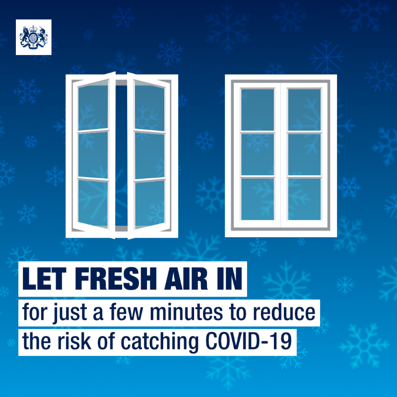 DHSCgovuk's tweet photo. Help to protect yourself and others from #COVID19 over the festive season ✨

❄️ Take lateral flow tests regularly
❄️ Let fresh air in if you meet indoors
❄️ Wash your hands throughout the day
❄️ Wear a face covering in public indoor venues &amp; on public transport