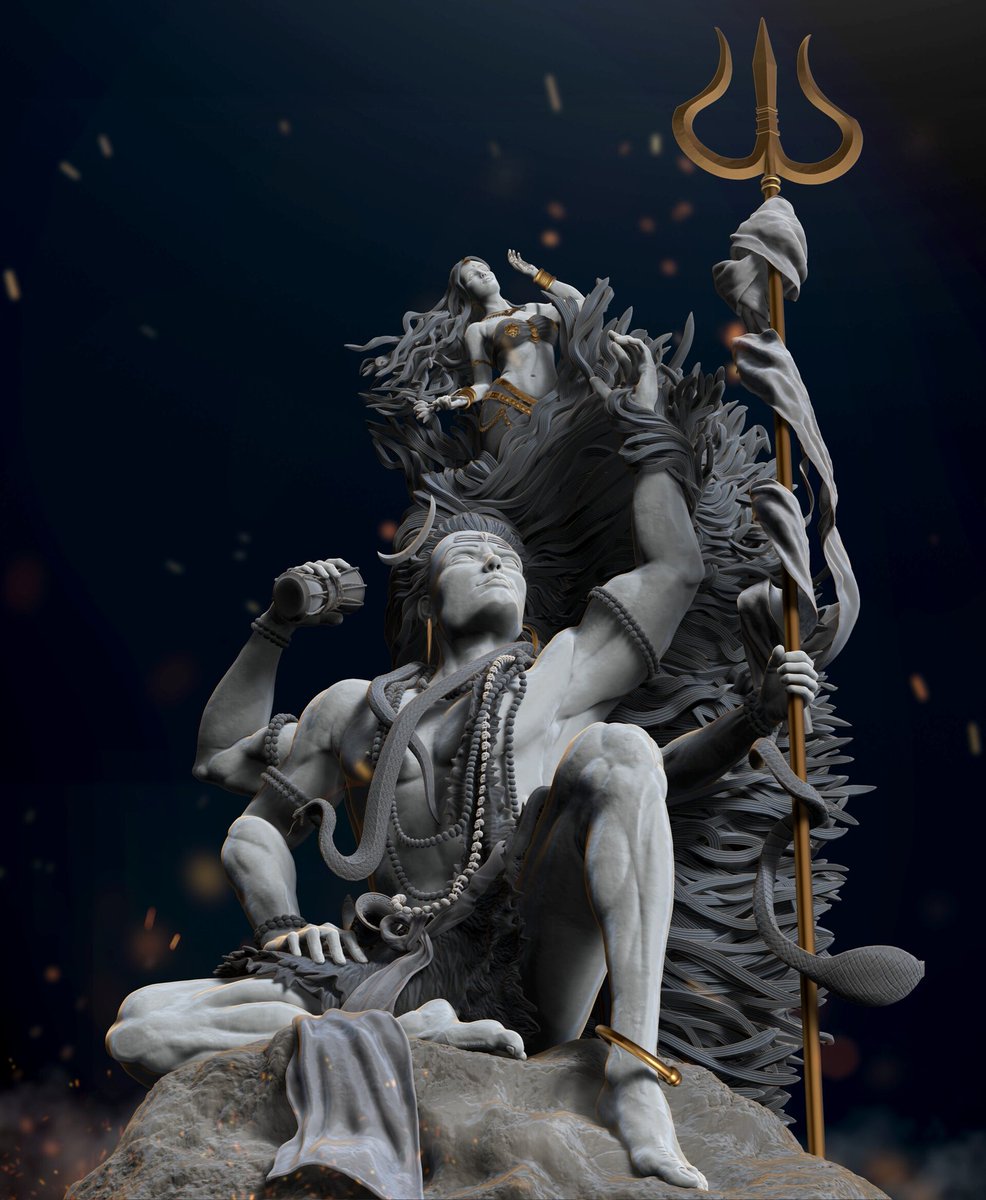 ramankumarat's tweet photo. A sculpt I did inspired by the great statue of Aazhimala Shiva temple.

Artstation: https://t.co/MS9UFAcfS1
@TheRookiesCO @pixologic @ArtStationHQ @AdskMaya @CGMagonline 
#zbrush #sculpt #digitalart #art #3dmodeling #artstation https://t.co/mrak7c9hRy
