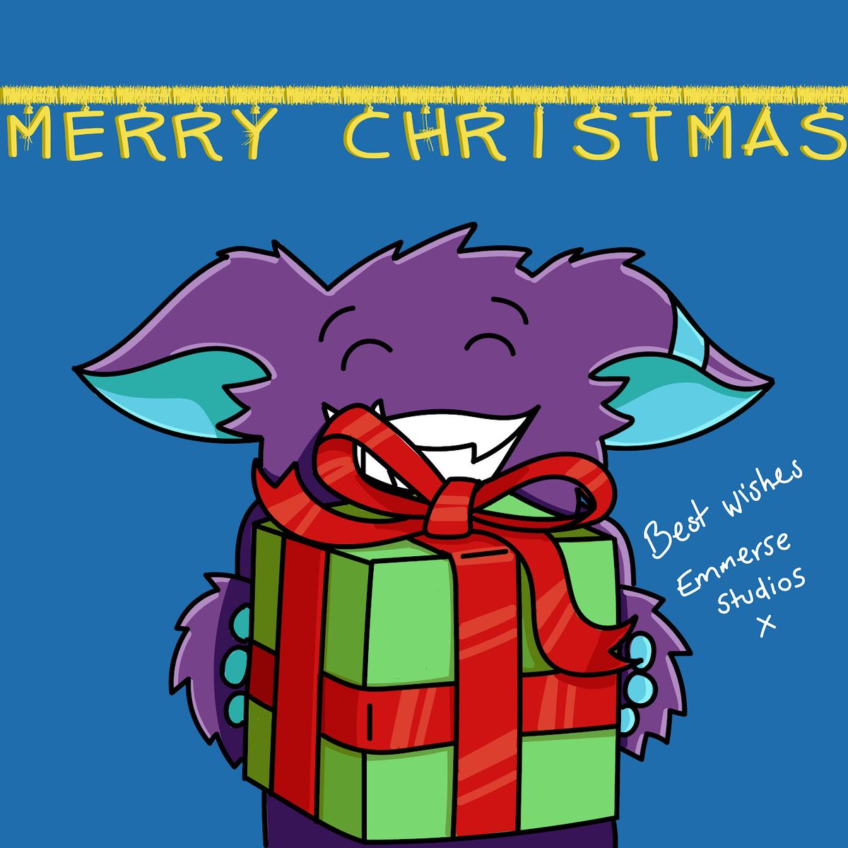 EmmerseStudios's tweet photo. Wishing you all happy quirky holidays! A time to be weird and be loved for it! 🤪🎄🎁

I’ll be breaking out a game of Quirk! with the family 😎 Let me know if you are too! 😍🤩

See you in the new year! 🥳

Best wishes,
Emmerse Studios
- Emma :) https://t.co/ND3kfE0jeU