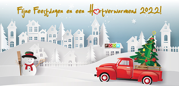Wij willen u hartelijk bedanken voor de prettige samenwerking gedurende het afgelopen jaar.
Directie en medewerkers van FOOX Groothandel wensen u fijne feestdagen en een voorspoedig &amp; gezond nieuwjaar!

#fooxgroothandel #hartelijkgeleverd #nieuwjaarswens