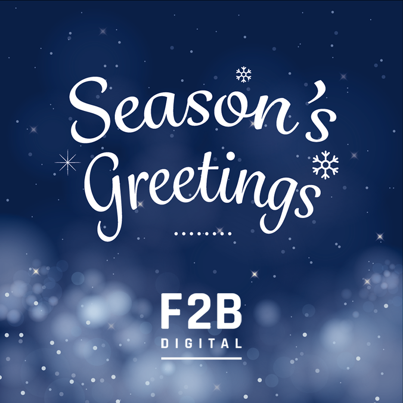 f2bdigital's tweet photo. Season's Greetings from F2B Digital https://t.co/oTAoLeUmhQ