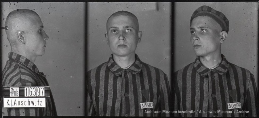 AuschwitzMuseum's tweet photo. 24 December 1920 | A Pole, Władyslaw Kondraszuk, was born in Bojanówka. A carpenter’s apprentice.

In #Auschwitz from 24 May 1941.
No. 16397
He perished in the camp on 30 October 1942. https://t.co/V36OffQRz5