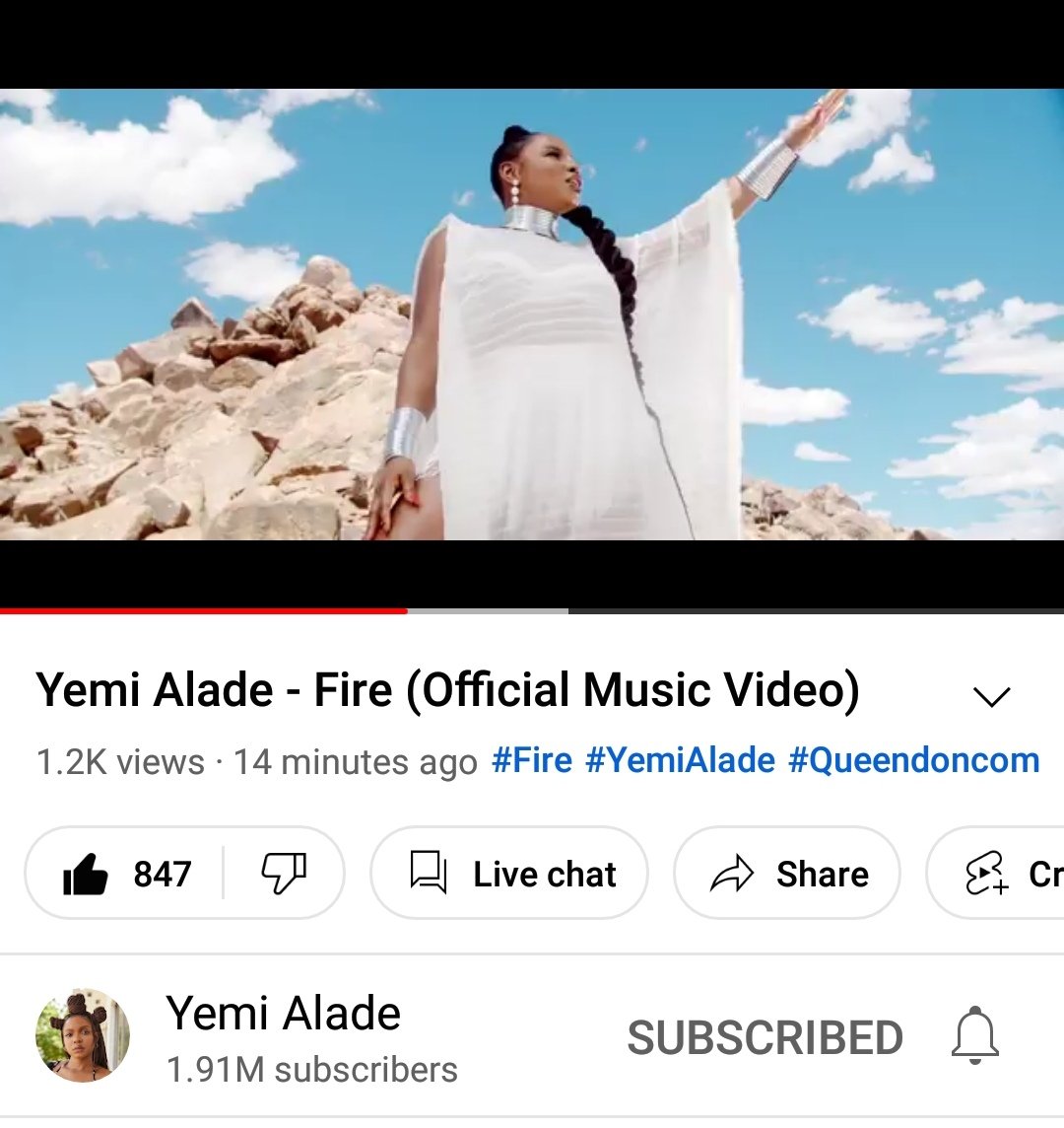 _Papiwater's tweet photo. What is this #Fire video Yemi Alade just dropped ๐คฏ๐คฏ๐คฏ๐คฏ๐คฏ.. These were shot in Namibia just as #QueenDonCom EP cover. This is too clean, weldone @yemialadee.. Stream here guys ๐ https://t.co/q8SX6IXOXL https://t.co/v7N8ls44ss