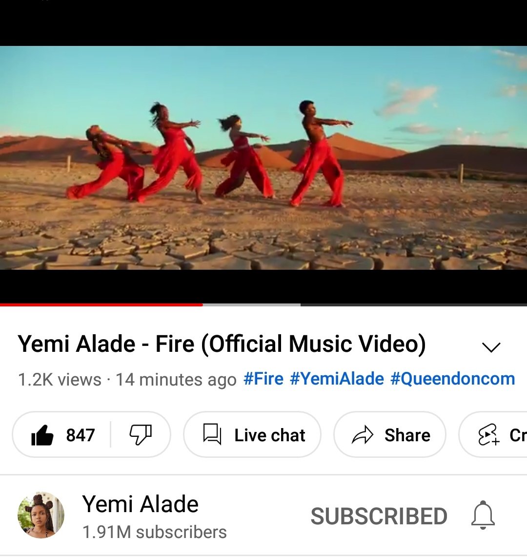 _Papiwater's tweet photo. What is this #Fire video Yemi Alade just dropped ๐คฏ๐คฏ๐คฏ๐คฏ๐คฏ.. These were shot in Namibia just as #QueenDonCom EP cover. This is too clean, weldone @yemialadee.. Stream here guys ๐ https://t.co/q8SX6IXOXL https://t.co/v7N8ls44ss