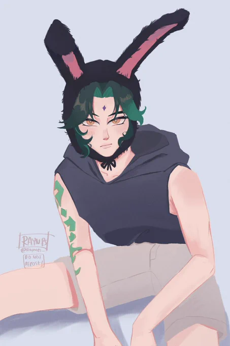 bunny xiao 
#XIAO #GenshinImpact 