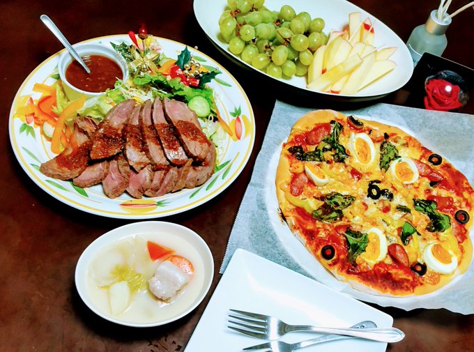 ヒュー!
腹減ったー! 