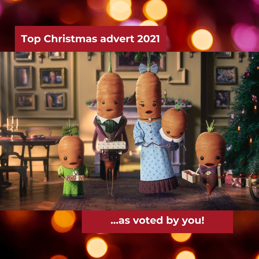 The votes are in! The Aldi UK Christmas ad has taken top position with Kevin the Carrot and Marcus 'Radishford' stealing our hearts this Christmas❤️
Merry Christmas to all those we have worked with. We look forward to seeing you all in 2022🎉