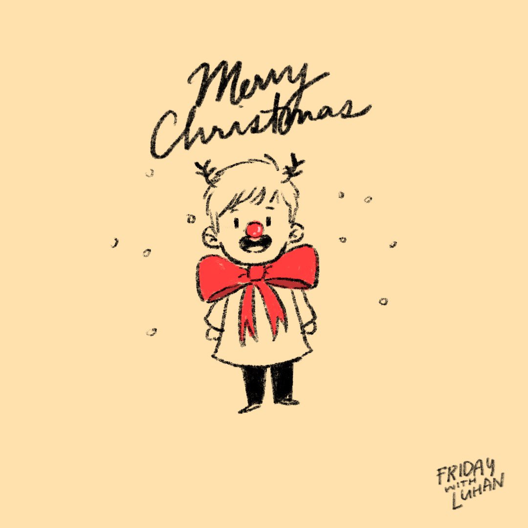 WE’RE BACK AND ITS CHRISTMAS!! WE’RE SORRY WE’RE MIA FOR 2 WEEKS BECAUSE LIFE HAS BEEN VERY BUSY SO LET US MAKE IT UP TO EVERYONE BY GIVING YOU THIS LITTLE REINDEER LUHAN TO MAKE YOUR HOLIDAYS EVEN BETTER. WE HOPE THAT YOU ARE EATING GOOD FOOD RIGHT NOW TOO

#fridaywithluhan