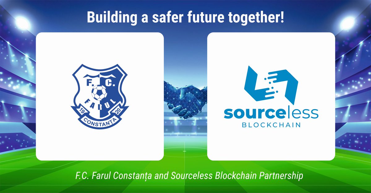 Sourceless Blockchain partnership with F.C. Farul Constanta 

"Successful projects are always the result of revolutionary ideas and concepts that are clear, safe and above all, bold. And with visionary partners like us, the road to success is always easier!"