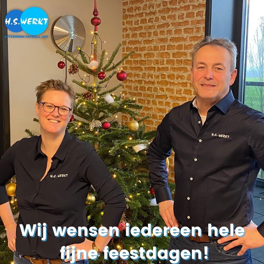 Wij wensen iedereen hele fijne feestdagen en een positief 2022!
 
Ook in 2022 staan wij weer graag voor jullie klaar! 
 
Feestelijke groet,
Metske en Arien