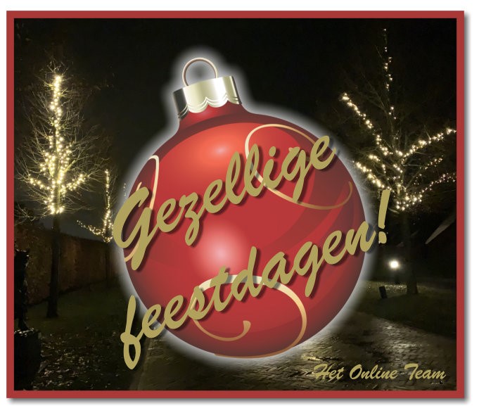 Wij als het Online Team wensen al onze relaties hele fijne dagen en alvast een voorspoedig 2022!