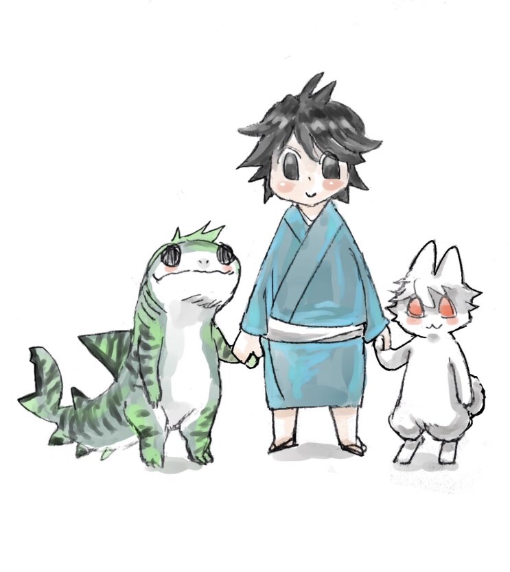 🐰設定画🐷🦈
初期のクロケルの絵すごく迷走してたw

#ケモノクニ 