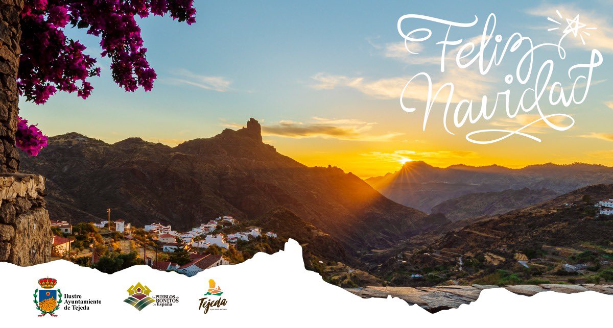 Tejeda_GC's tweet photo. Desde uno de los pueblos más bonitos de España les deseamos a todos y todas una FELIZ NAVIDAD. https://t.co/p86u0L2nC3