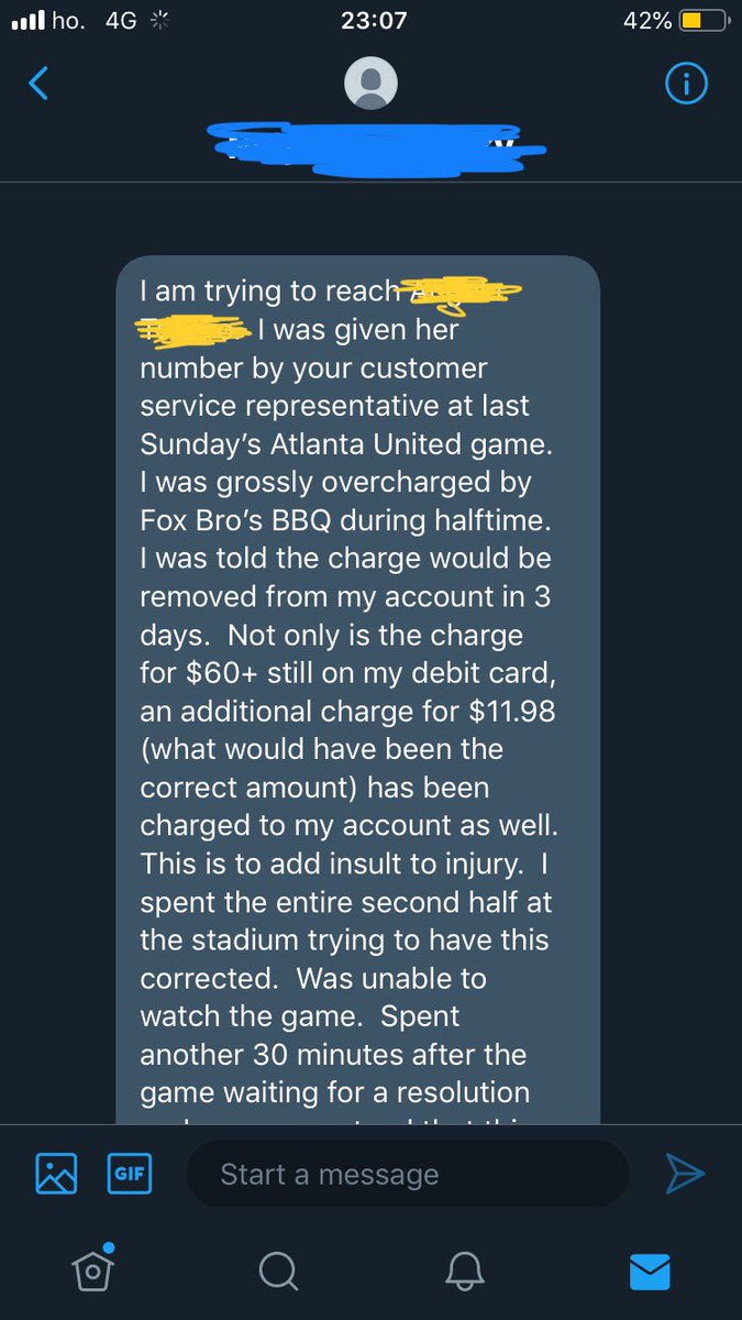 Lucalep1's tweet photo. Shout out to this lady. Hoping she gets her refund. I think it’s time to change my Twitter handle.. https://t.co/P0vW3FD8MM