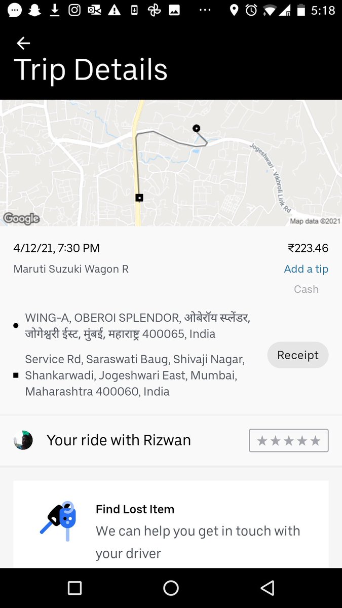 AvaniGupta9's tweet photo. @UberINSupport I left my jacket in one of the cars and the driver is refusing to come and give, and also not responding to calls anymore. Need help in this regard, this is completely unacceptable. https://t.co/nNtvur9NkK