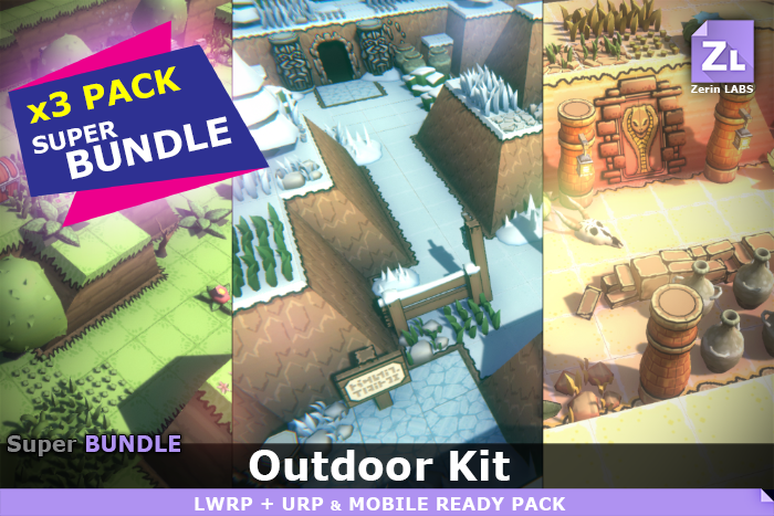 ZerinLABS's tweet photo. Merry Xmas!🎅❄️⛄️

This winter be sure that you're full-equiped with our super #BUNDLES

Now with more🔝assets than ever!🥳😱

Indoors
👉Dungeon SuperBundle 

Outdoors
👉Outdoor SuperBundle

Only in the #unitystore
https://t.co/yLOYsZtMpq

#Zelda 
#lowpoly 
#screenshotsaturday https://t.co/yxynUyp5Kb