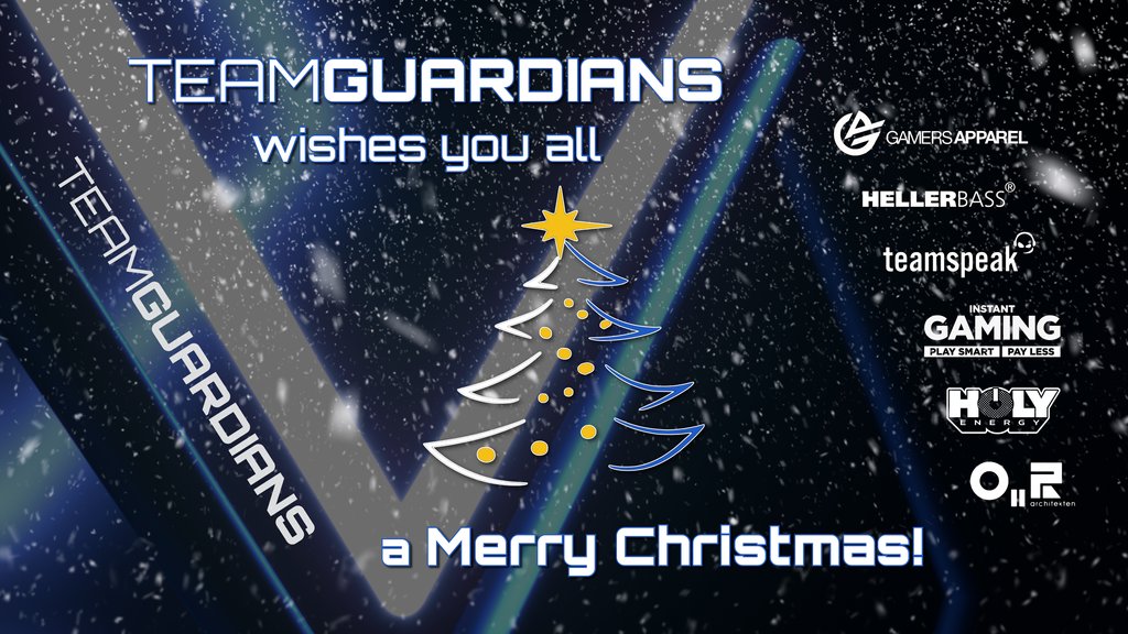 Team Guardians wishes you all a Merry Christmas!!

(and if you didn't already, join our Christmas / New Year Giveaway here: gleam.io/6zCsn/team-gua…)

#teamguardians #guardax #christmas #esport #gaming