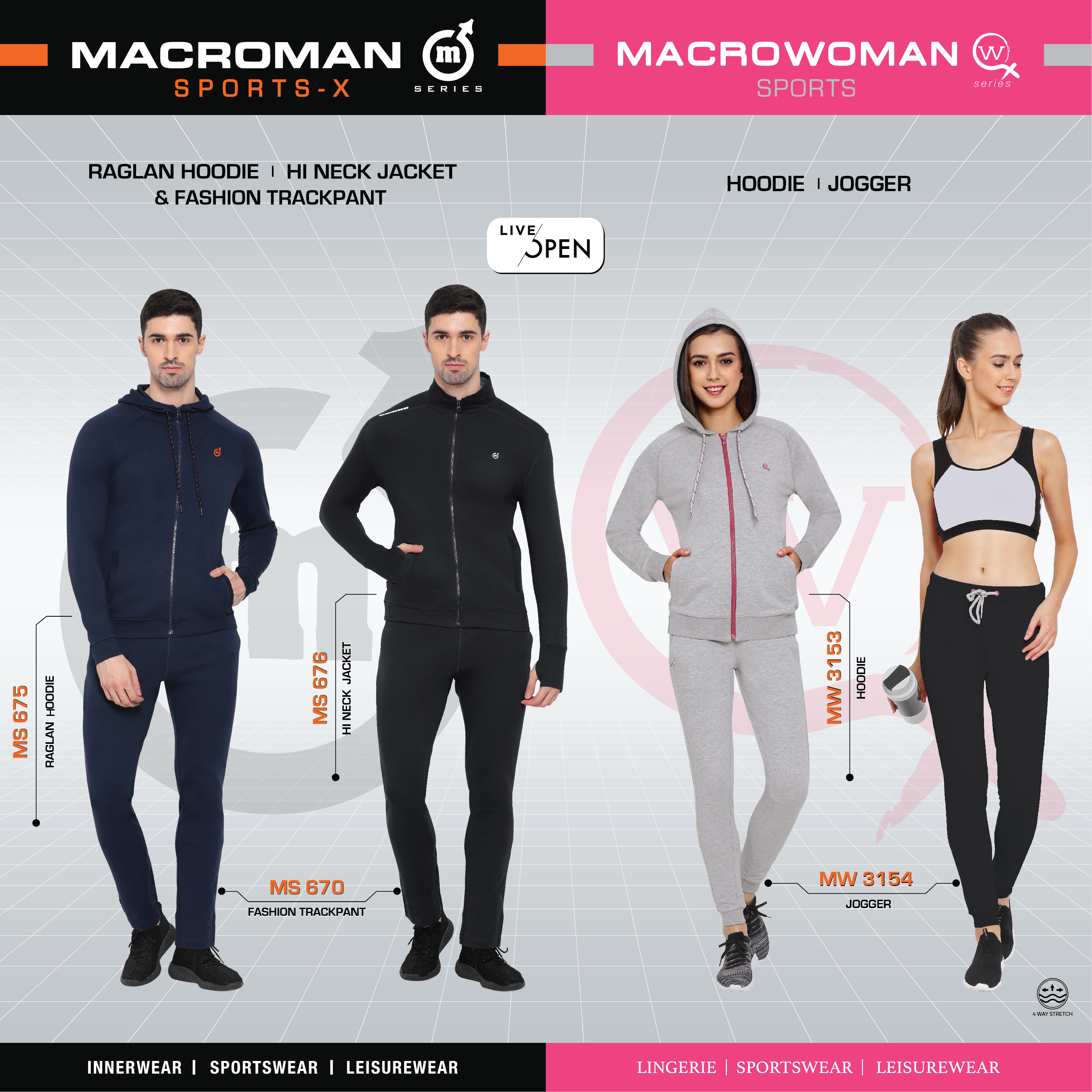 Macroman & Macrowoman on X: It's time to stay Stylish & Warm with our  Fashion Trendy Winter Wears for Men & Women! SHOP NOW @   #MacromanMSeries #MacrowomanWSeries #LiveOpen  #winterwear #jacket #hoodies #