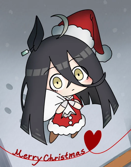 メリークリスマス!
#ウマ娘 #マンハッタンカフェ 