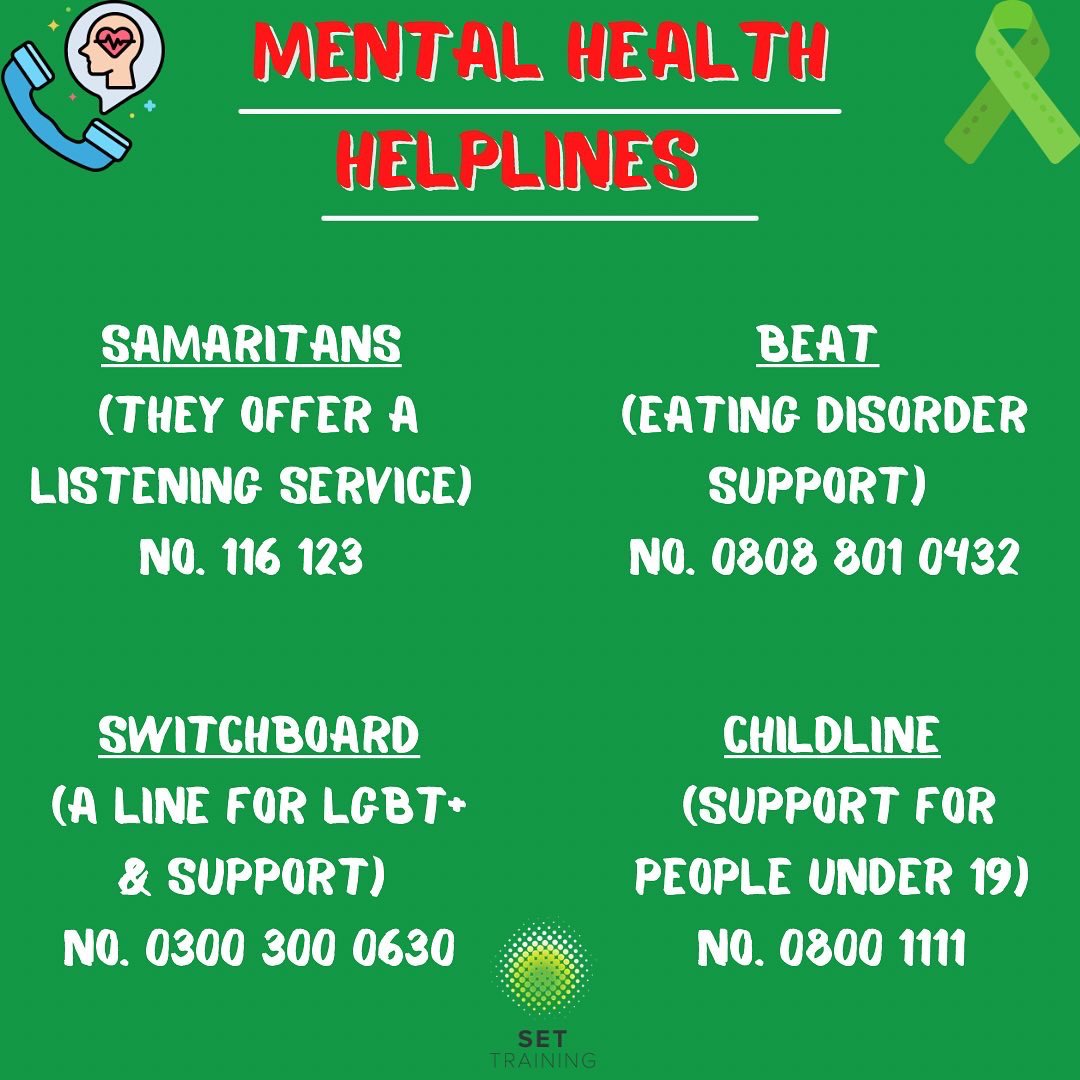 SetTraining1's tweet photo. The festive period can be the hardest time of year for people. Please remember to check up on your loved ones, especially this time of year. 

If you are struggling, there is helplines that are there to listen and help you.
It’s ok not to be ok, no matter what time of year it is. https://t.co/vB9lNuAjsK
