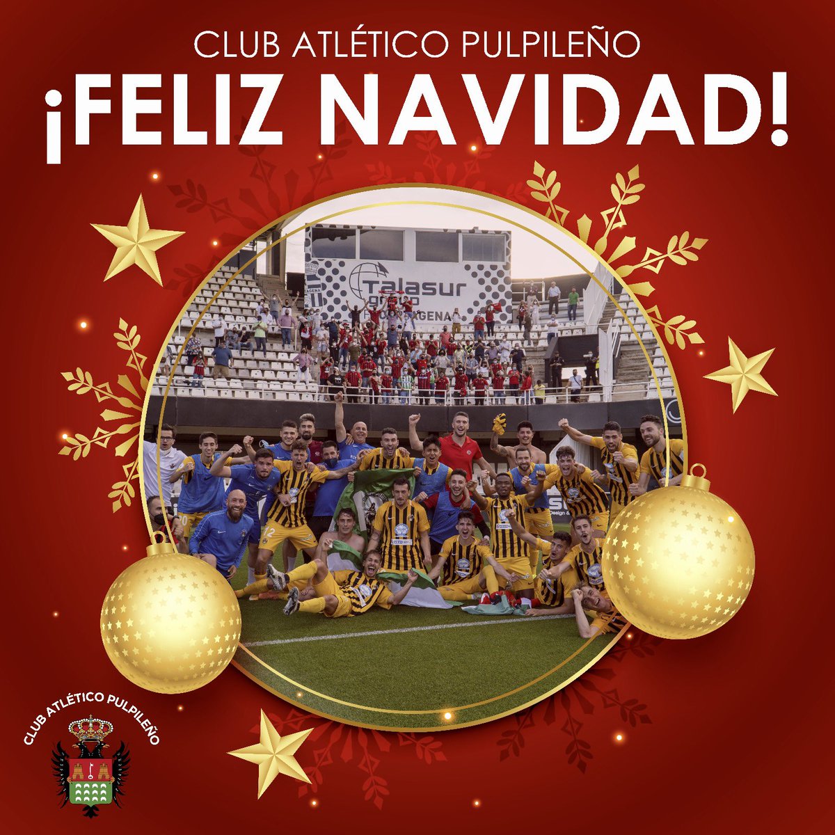 Desde el club os deseamos a todos los aficionados una Feliz Navidad y unas felices fiestas junto a vuestra familia y amigos.

👉🏻 Atrás dejamos un histórico 2021 que quedará grabado en la mente de todos.

¡Felices Fiestas Pulpileñ<a href="/s/">『S』</a>, por un 2022 repleto de victorias y éxitos!🎄🤩