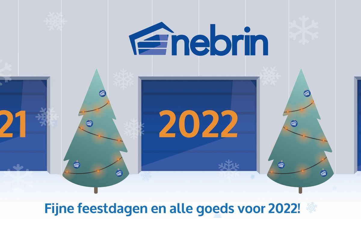 Namens de NEBRIN wensen wij u fijne feestdagen en alle goeds voor 2022!