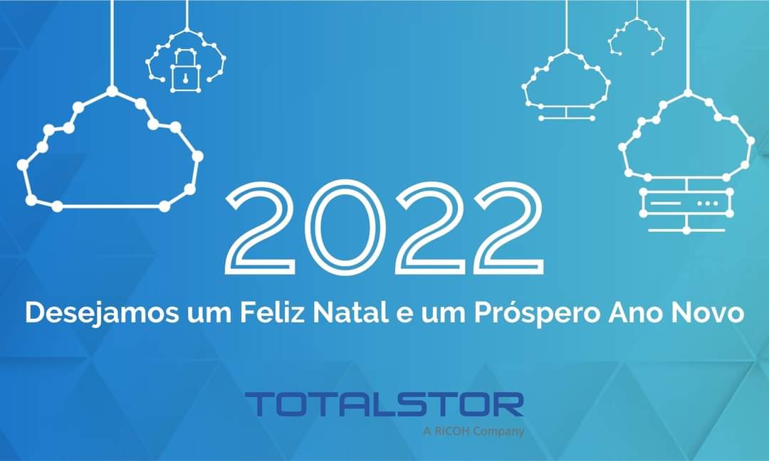 A equipa <a href="/TotalStor_PT/">TotalStor, a Ricoh Company</a> deseja a todos um Feliz Natal e um Próspero Ano Novo. ✨🎄