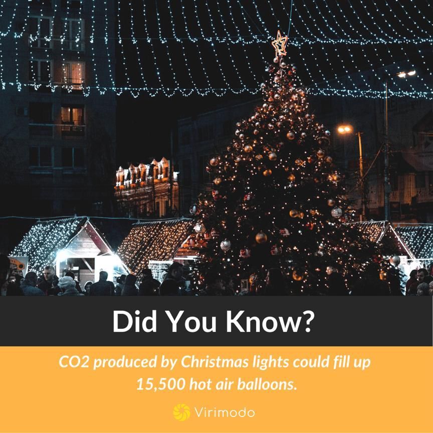 virimodo's tweet photo. Consider using #ecofriendly alternatives like LED #Christmaslights that use 90% less energy!

Share with us in the comments ⤵️ how you're creating a more #sustainable holiday this season.
 #energyusage #environmentalimpact #CO2 #carbonemissions #carbondioxide #happyholidays https://t.co/E6ihK6aIyu