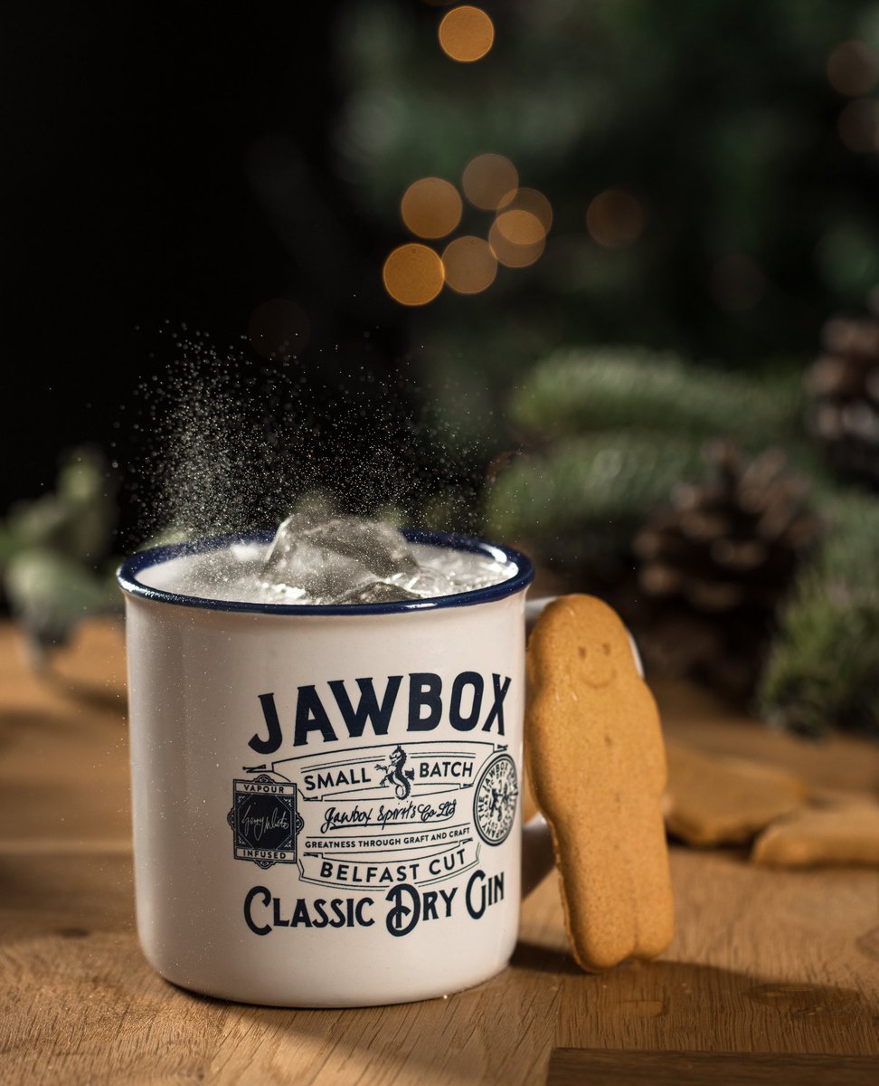 It's that time of year again - a wee Jawbox gin and ginger for Santa.