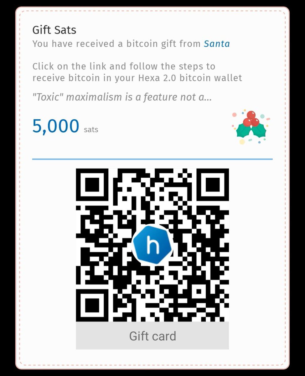 anant_tap's tweet photo. You'll have to update the wallet for this next one. And complete a phrase every Bitcoiner knows 😉

https://t.co/zptgJ7kAaz

#MerryChristmasEve 
#givebitcoin https://t.co/IeIoHIuHO5