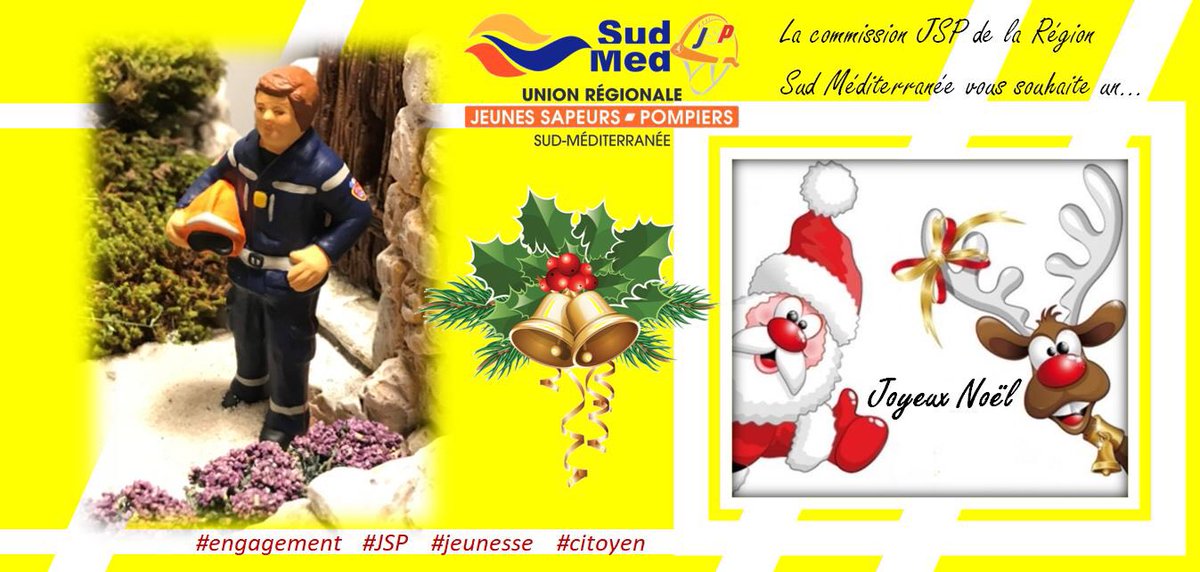 Joyeux Noël aux jeunes et aux moins jeunes qui les encadrent. 🎄🎁😷 #JSP #SUDMED #Noel <a href="/Pompiers_du_Sud/">Sapeurs-Pompiers Sud Med</a> <a href="/PompiersFR/">Pompiers de France</a>
