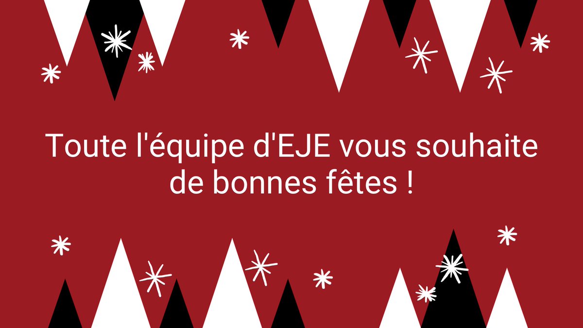 ENSAE Junior Études (@eje_ensae) on Twitter photo 🎄🎅 Nous vous souhaitons d’excellentes fêtes de fin d’année ! 
✨ Rendez-vous en 2022 pour de nouveaux challenges et de beaux projets à venir.
#WeAreJE 🎄🎅 Nous vous souhaitons d’excellentes fêtes de fin d’année ! 
✨ Rendez-vous en 2022 pour de nouveaux challenges et de beaux projets à venir.
#WeAreJE