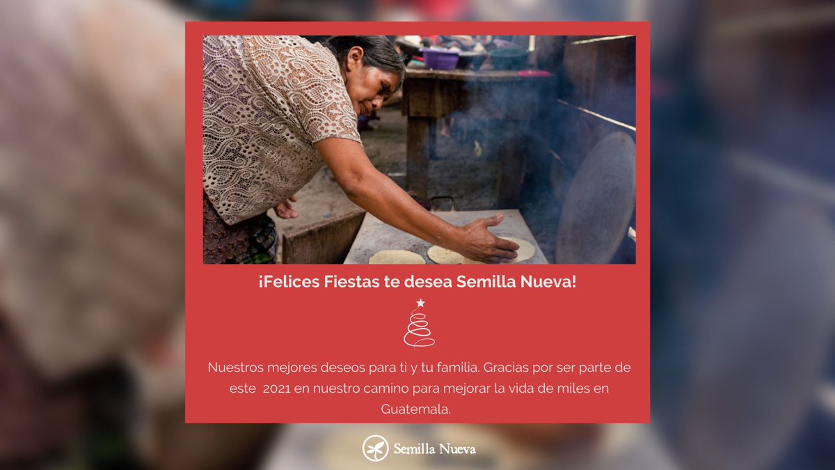 ¡Felices Fiestas! Estas fechas nos permiten reflexionar nuestro compromiso con mejorar las vidas de quienes más lo necesitan. Gracias por ser parte de este camino y darnos la esperanza que nuestro impacto con el #maíznutritivo puede llegar a millones en Guatemala.