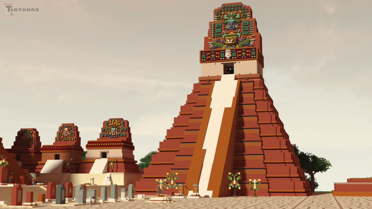 TlatoaniCraft's tweet image. [Minecraft] Tikal:
The Great Jaguar recreation.
planetminecraft.com/project/tikal/