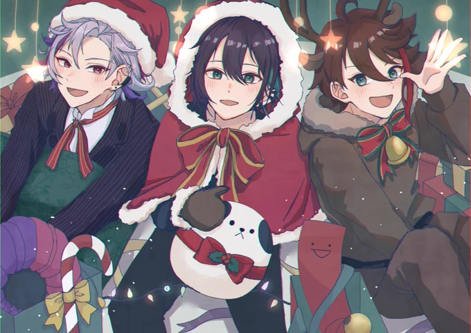 めしゃくり🎄🎁
#さ絵ぐさ #絵スコート #灰画 