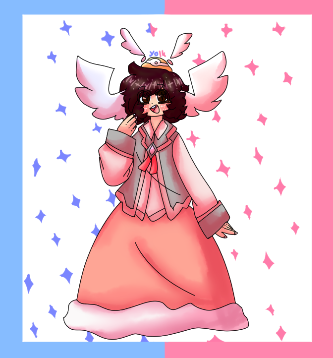 haldekoachi's tweet photo. so, i been playing 100% oj with magus and i have the trg mod on. i main emile which is sumika and an idea pop in my head "emile but in sumika outfit" so here @chuggaaconroy https://t.co/wc3LBo8Vrs
