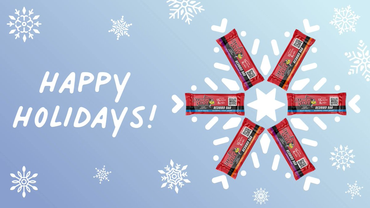 Wishing you and yours wonderful (and delicious) holidays! 
—The Redbird Bar Team #redbirdbar #snacksmarter