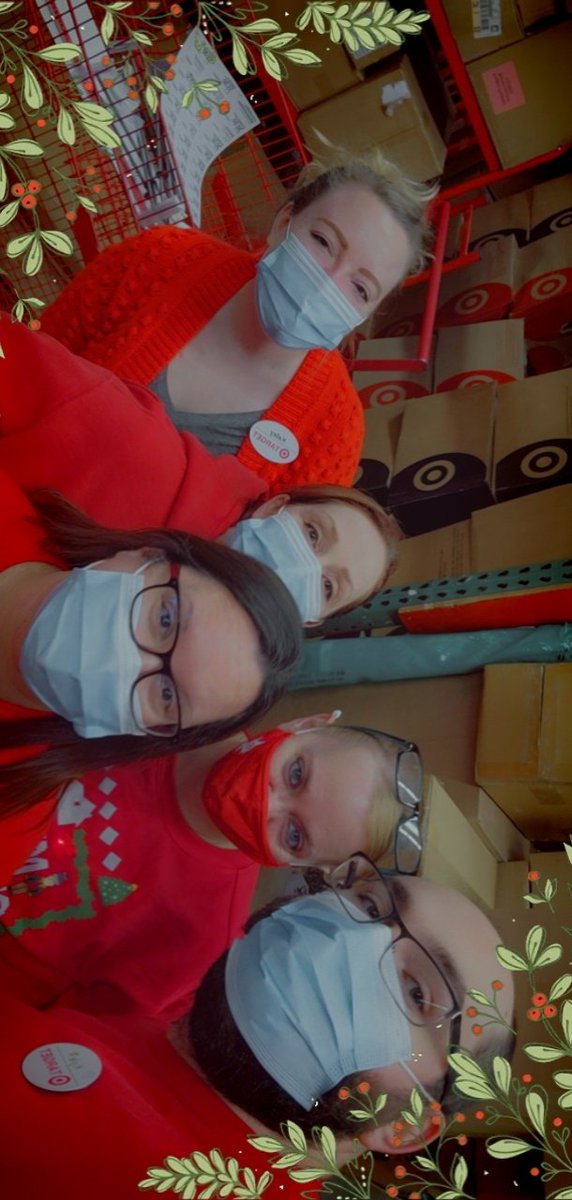 So thankful for my team! Happy Holidays to all of my Target fam.