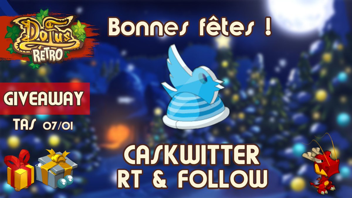 ZeratoulG's tweet photo. Car Nowel, c'est plein de surprises ! Merci encore à @DOFUSfr pour ce merveilleux cadeau ! Joyeux réveillon à toutes et tous ! 

🎁#GIVEAWAY🎁

 ☑️RT + Follow☑️

Le seul et unique #CASKWITTER pour finir cette année en beauté avec ce 2ème #Concours !

Bonne Chance à tous ! https://t.co/T5OkWxzrH1