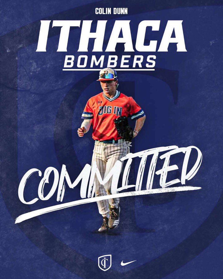 I’m excited to announce my commitment to play baseball at Ithaca College! Thank you to everyone who has supported me along the way. #GoBombers <a href="/DigInBaseball/">Dig In Baseball</a> @ithaca_baseball