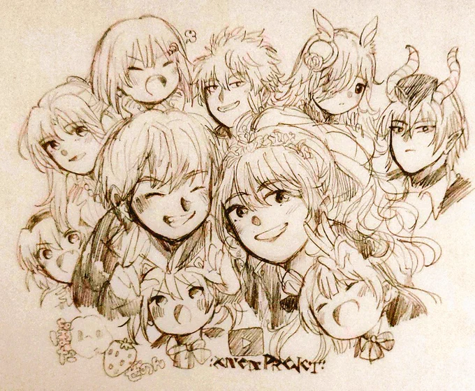 #ぜのぷろ美術部 はじめて描きました!応援してます!(* >ω<) 