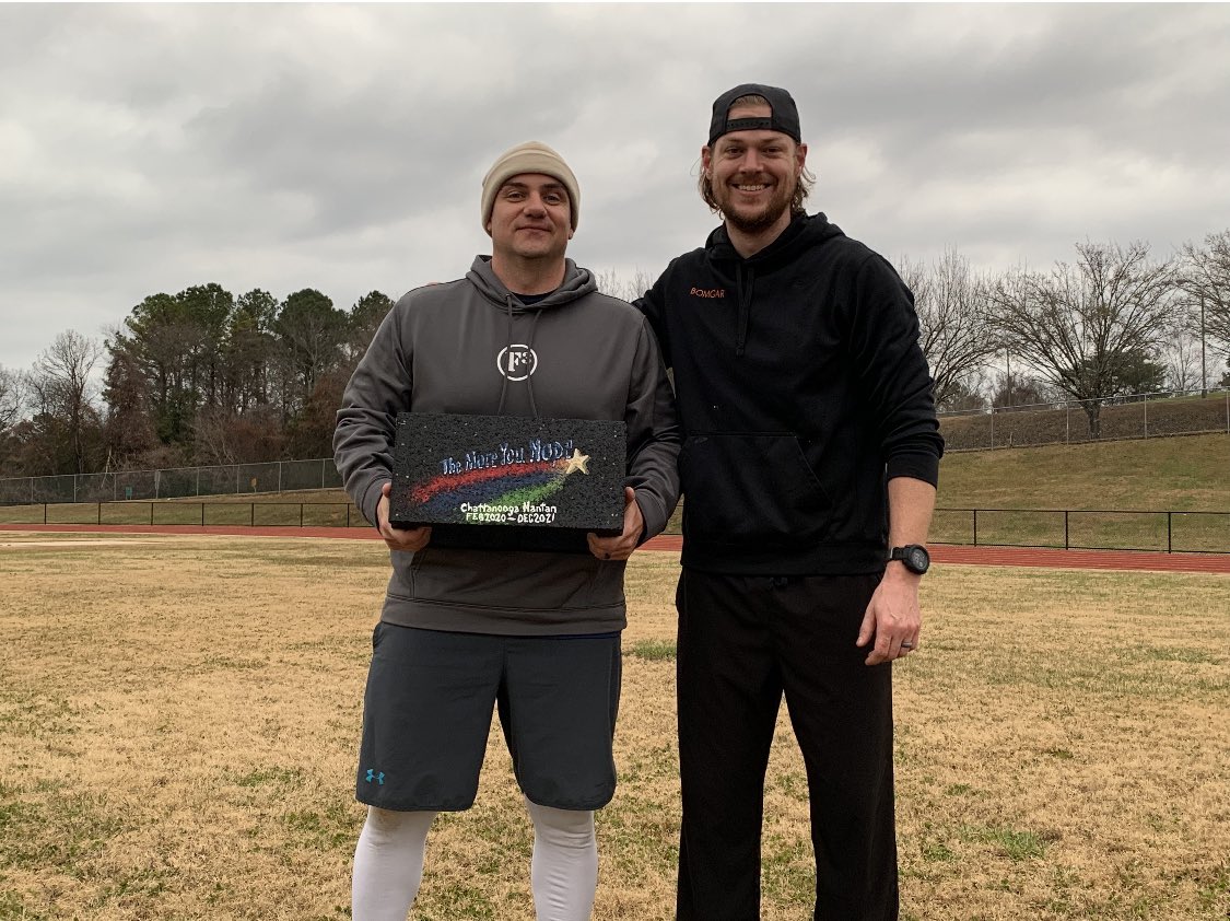 F3Chattanooga's tweet image. 49 men of #F3Chattanooga converged on Anvil this Christmas Eve morning to celebrate our outgoing Nantan Sidekick and welcome our new Nantan WuzntMe (@WuzntM).

Thank you for your leadership Sidekick!

#F3Counts #HacksawRunsTheWorld #WouldItKillYouToWearSomeShortsBurrito