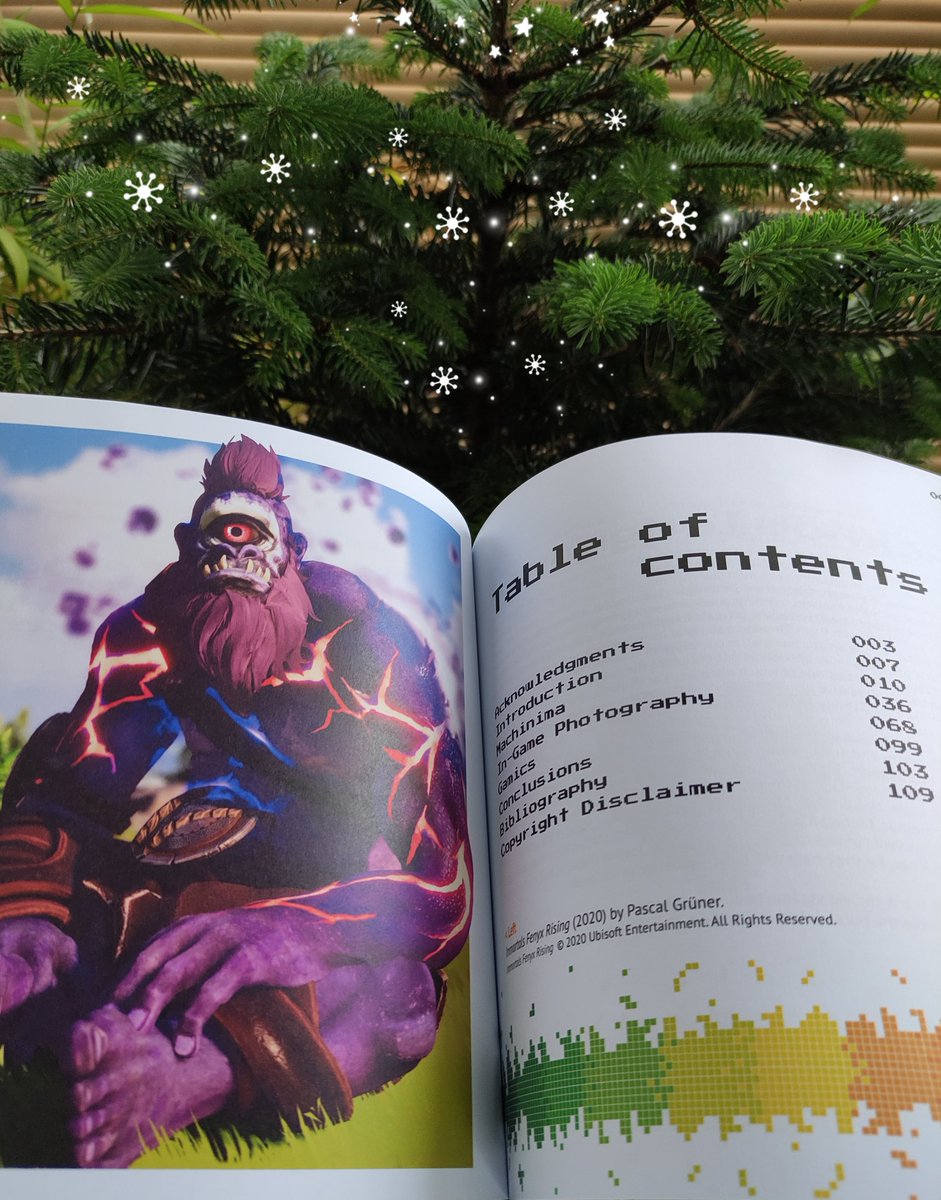 Press_Start_ACE's tweet photo. Ho ho ho! Just in time for Christmas, the non-profit #PressStart book is now available worldwide via Amazon! Featuring the works of 18 international artists made with assets from a myriad of games! #ingamephotography #machinima #gamics #VirtualPhotography https://t.co/U3gVgtawmT https://t.co/iCgnvOWKQb