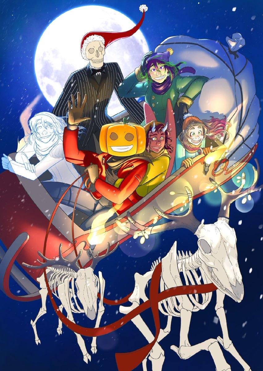 Meidelev's tweet image. Joyeux Noël à tous ! 🎄🎃🎉
Merry Christmas everyone ! See you in 2022 for some cool new projects ! #RiseCalendar #dlts4 #HalfShell #pure