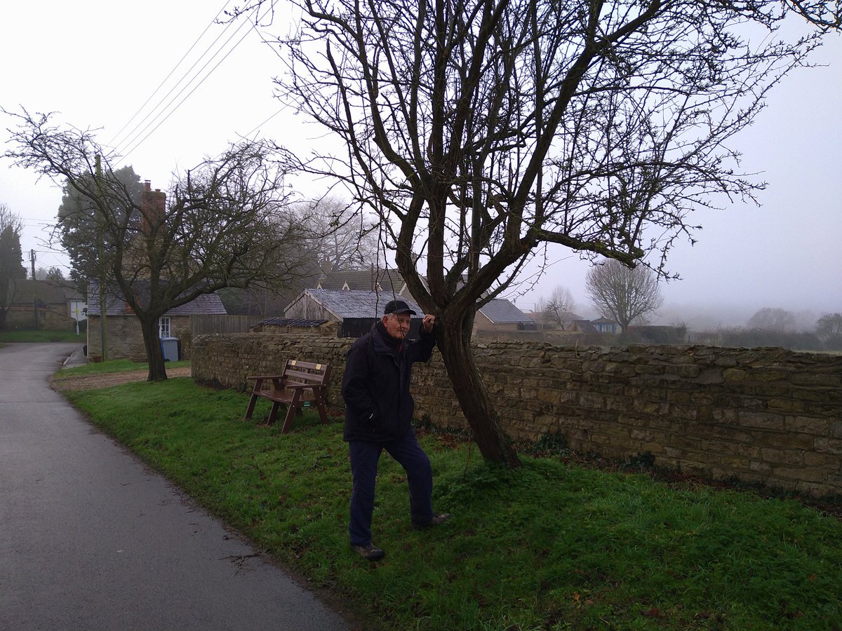 DebbieDaveT1's tweet photo. A lovely walk and history lesson around the Northamptonshire village of Warkton with Dad T. Lovely to see Granny and Grandads old thatch cottage and visit a tree Dad T planted over 60 years ago. #walkton #Walkton #Northamptonshire https://t.co/WBhfjPluI3