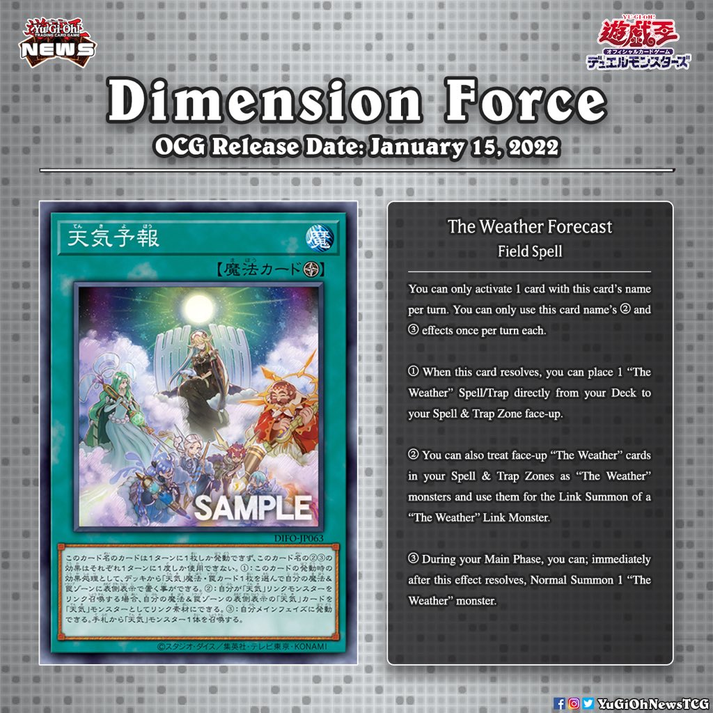 weather report yugioh card Yu-Gi-Oh! - (MRL-020) - Magic Ruler - 1st Edition may be 1st or Unlimited Edition Weather Report (DOR) - Yugipedia