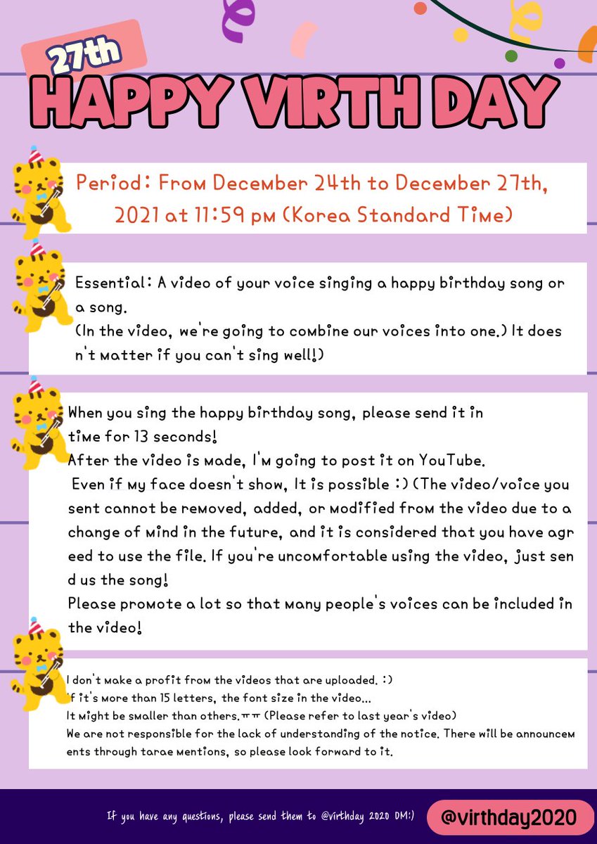 virthday2020's tweet photo. English ver. https://t.co/K6msLeXq2g