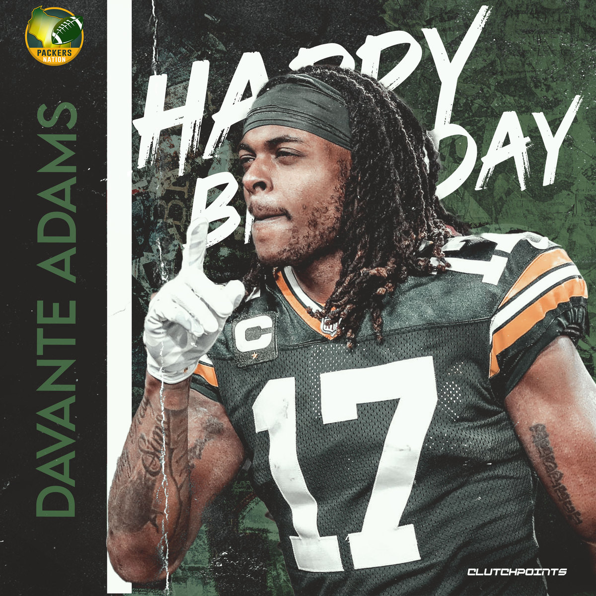 Join Packers Nation as we wish Davante Adams a happy 29th birthday! 